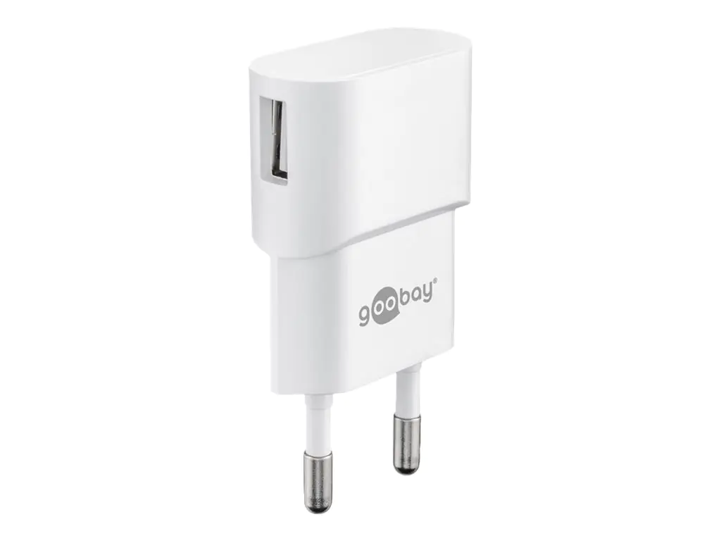 Goobay Netzteil - 5 Watt - 1 A (USB) - weiß 44948