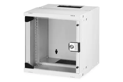 Digitus SOHO PRO Series - Schrank Netzwerkschrank - geeignet für Wandmontage - RAL 7035, Hellgrau - 6U - 25.4 cm (10") Digitus SOHO PRO Series - Schrank Netzwerkschrank - geeignet für Wandmontage - RAL 7035, Hellgrau - 6U - 25.4 cm (10")