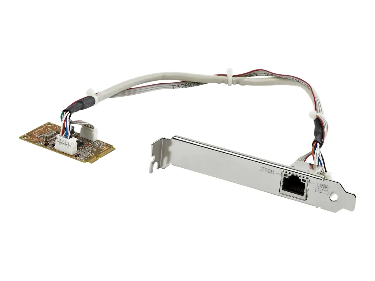 StarTech Mini PCI Express Gigabit Ethernet Netzwerkkarte - mini PCIe NIC Lan Adapter Karte - Netzwerkadapter - PCIe Mini Card - Gigabit Ethernet