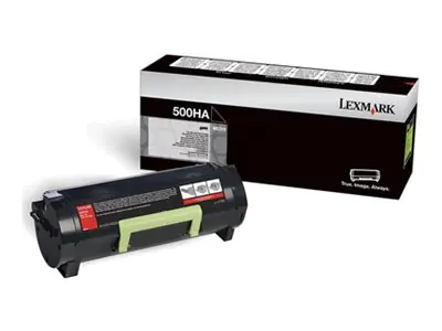 Lexmark 500HA - Hohe Ergiebigkeit - Schwarz 50F0HA0
