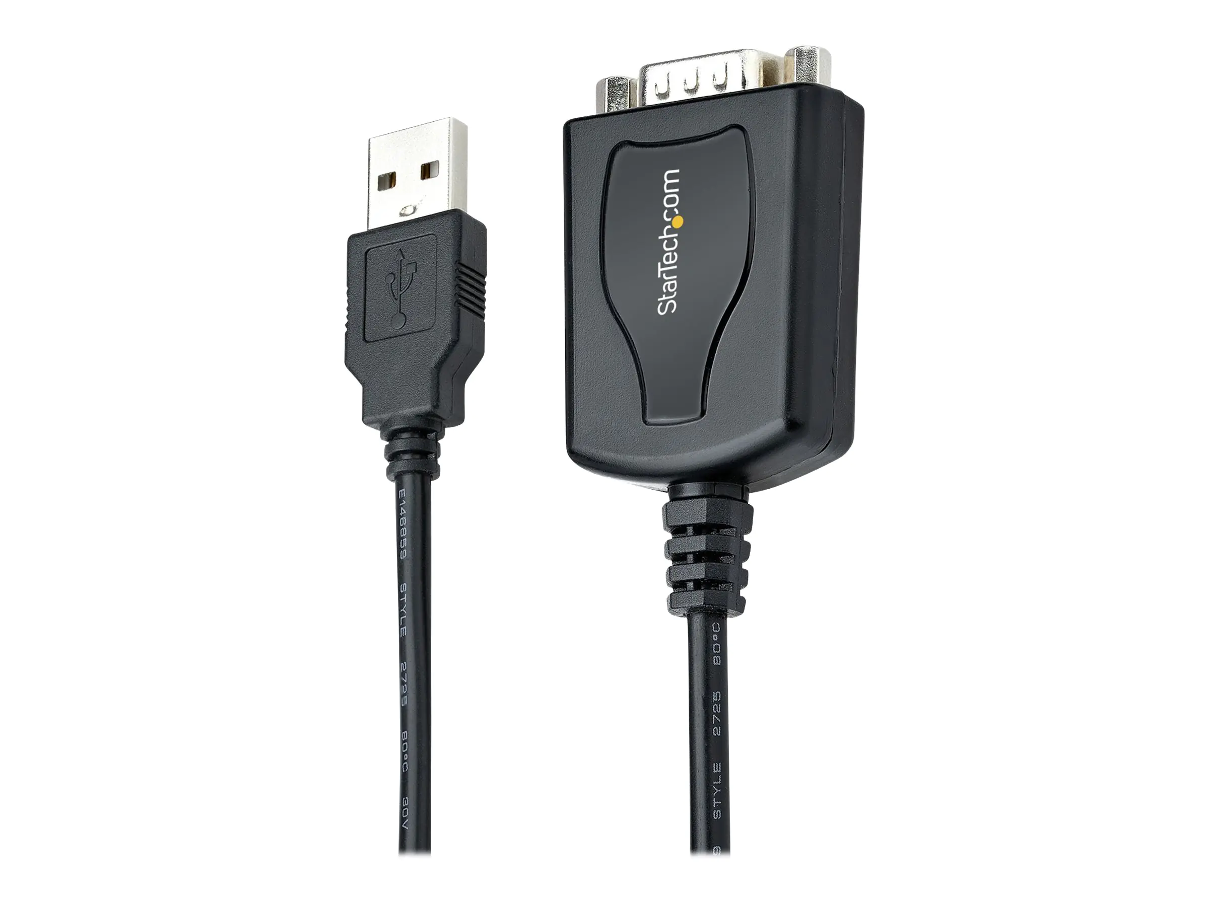 StarTech 3ft (1m) USB to Serial Cable with COM Port Retention, DB9 Male RS232 to USB Converter, Straight Through USB to Serial Adapter for PLC/Printer/Scanner - Prolific IC, Automatic Handshake, Windows/Mac OS - Serieller Adapter - USB - RS-232 StarTech 3ft (1m) USB to Serial Cable with COM Port Retention, DB9 Male RS232 to USB Converter, Straight Through USB to Serial Adapter for PLC/Printer/Scanner - Prolific IC, Automatic Handshake, Windows/Mac OS - Serieller Adapter - USB - RS-232