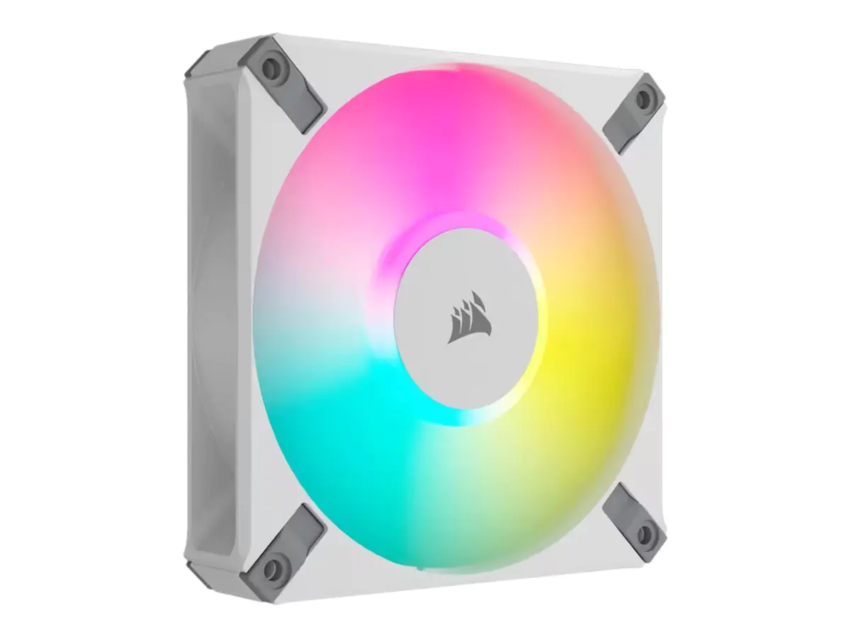 CORSAIR iCUE AF120 RGB ELITE - Gehäuselüfter - High-Performance - 120 mm - weiß