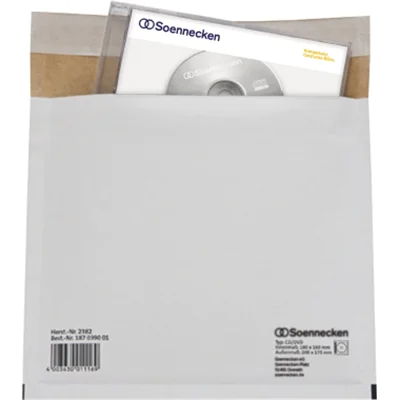 Soennecken CD/DVD Versandtasche 2382 hk Karton weiß