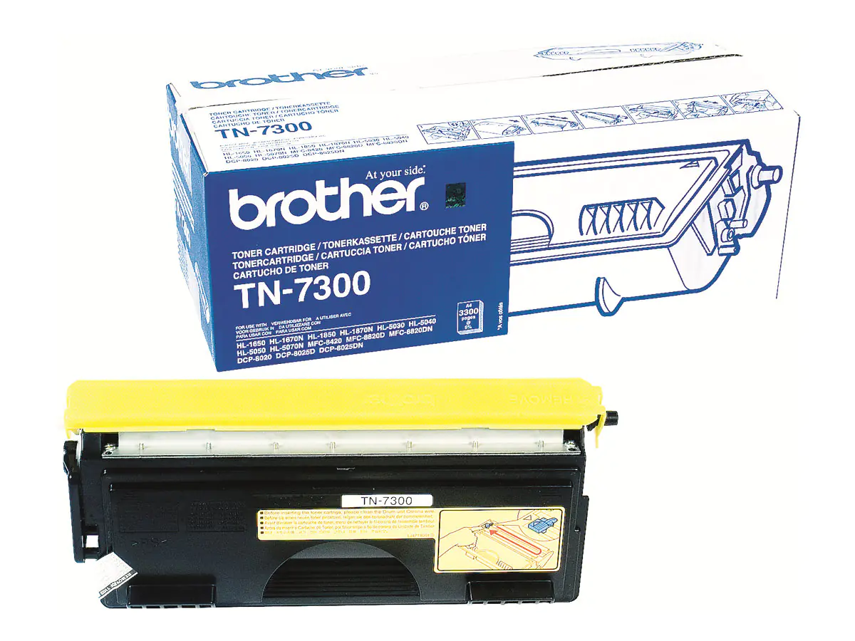 Brother TN7300 - Schwarz - Original - Tonerpatrone - für Brother DCP-8020, 8025, HL-1670, 1850, 1870, 5030, 5040, 5050, 5070, MFC-8420, 8820 Brother TN7300 - Schwarz - Original - Tonerpatrone - für Brother DCP-8020, 8025, HL-1670, 1850, 1870, 5030, 5040, 5050, 5070, MFC-8420, 8820