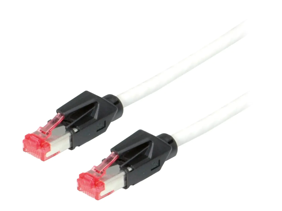 Secomp DRAKA UC400 S27 - Patch-Kabel - RJ-45 (M) zu RJ-45 (M) - 2 m - FTP - CAT 6 - halogenfrei - Grau
