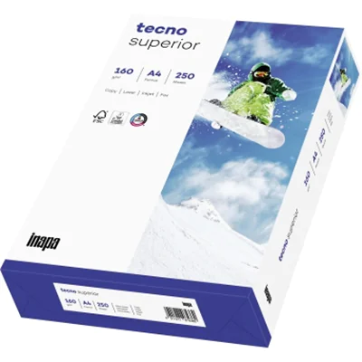 inapa tecno Kopierpapier Superior 88322189 A4 160g 250 Bl./Pack. inapa tecno Kopierpapier Superior 88322189 A4 160g 250 Bl./Pack.