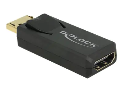 Delock - Videoadapter - DisplayPort männlich zu HDMI weiblich - Schwarz Delock - Videoadapter - DisplayPort männlich zu HDMI weiblich - Schwarz