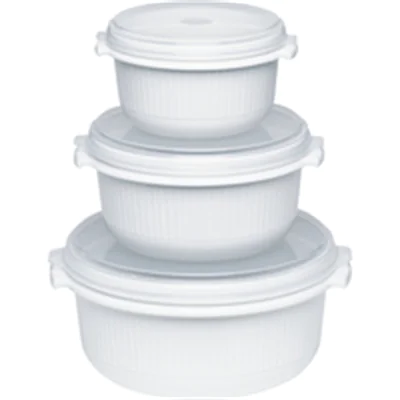 EMSA Mikrowellentöpfe-Set MICRO FAMILY 3-teilig
