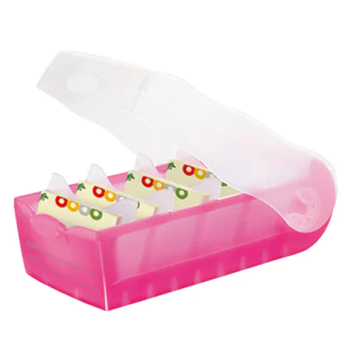 HAN Karteikasten DIN A8 für 500 Karteikarten pink 998-663