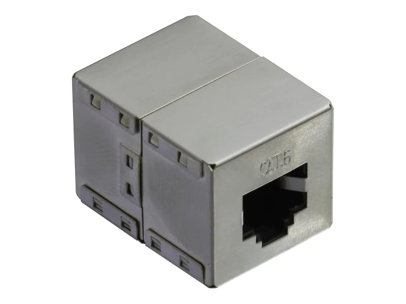 VALUE - Netzwerkkoppler - RJ-45 (W) zu RJ-45 (W) - abgeschirmt - CAT 6 - Silber VALUE - Netzwerkkoppler - RJ-45 (W) zu RJ-45 (W) - abgeschirmt - CAT 6 - Silber