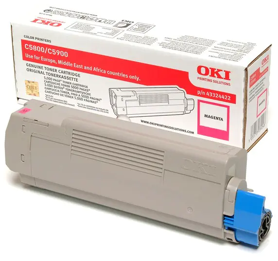 OKI - Magenta - Original - Tonerpatrone - für C5550 MFP, 5800dn, 5800Ldn, 5800n, 5900cdtn, 5900dn, 5900dtn, 5900n