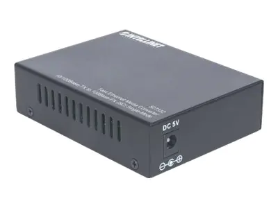 Intellinet Fast Ethernet Single Mode Medienkonverter, 10/100Base-TX auf 100Base-FX (SC) Singlemode, 20 km - Medienkonverter - 100Mb LAN - 10Base-T, 100Base-FX, 100Base-TX - RJ-45 / SC Single-Modus - bis zu 20 km - 1310 nm