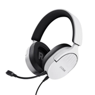 Trust GXT 489W FAYZO - Headset - ohrumschließend - kabelgebunden - 3,5 mm Stecker - weiß