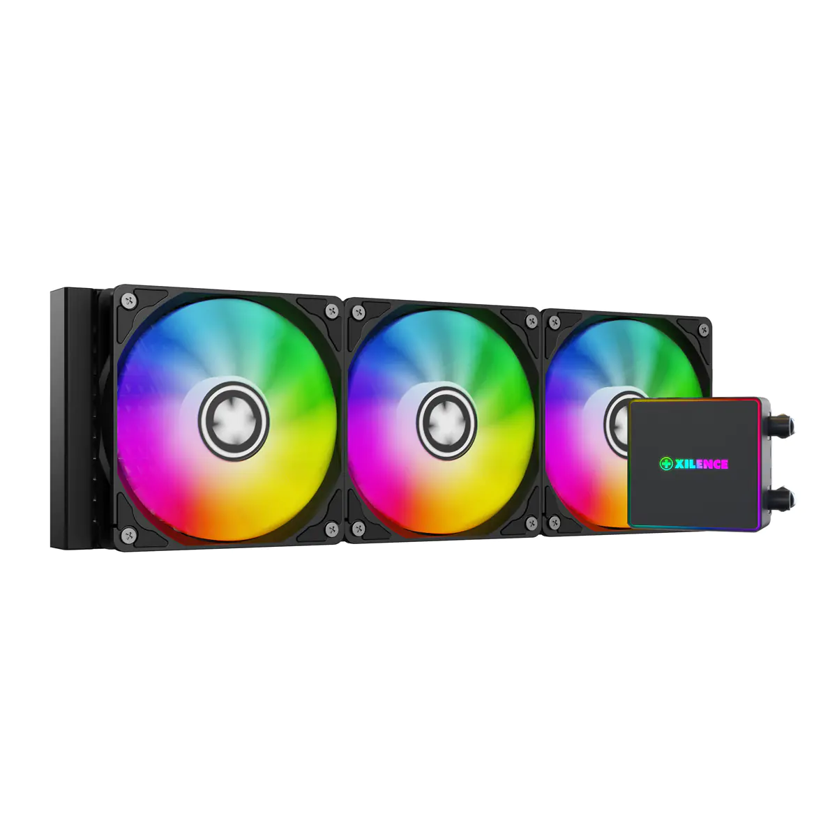 Xilence Performance X Series LiQuRizer LQ360PRO.ARGB - Prozessor-Flüssigkeitskühlsystem - (für: LGA1156, LGA1155, LGA2011, LGA1150, LGA1151, AM4, LGA2066, LGA1200, LGA1700, AM5) - Kupfer - 120 mm - Schwarz
