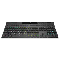 CORSAIR Gaming K100 AIR RGB - Tastatur - extrem schlank - Hintergrundbeleuchtung - kabellos - USB, Bluetooth 4.2 - QWERTZ - Deutsch - Tastenschalter: CHERRY MX Ultra Low Profile Tactile