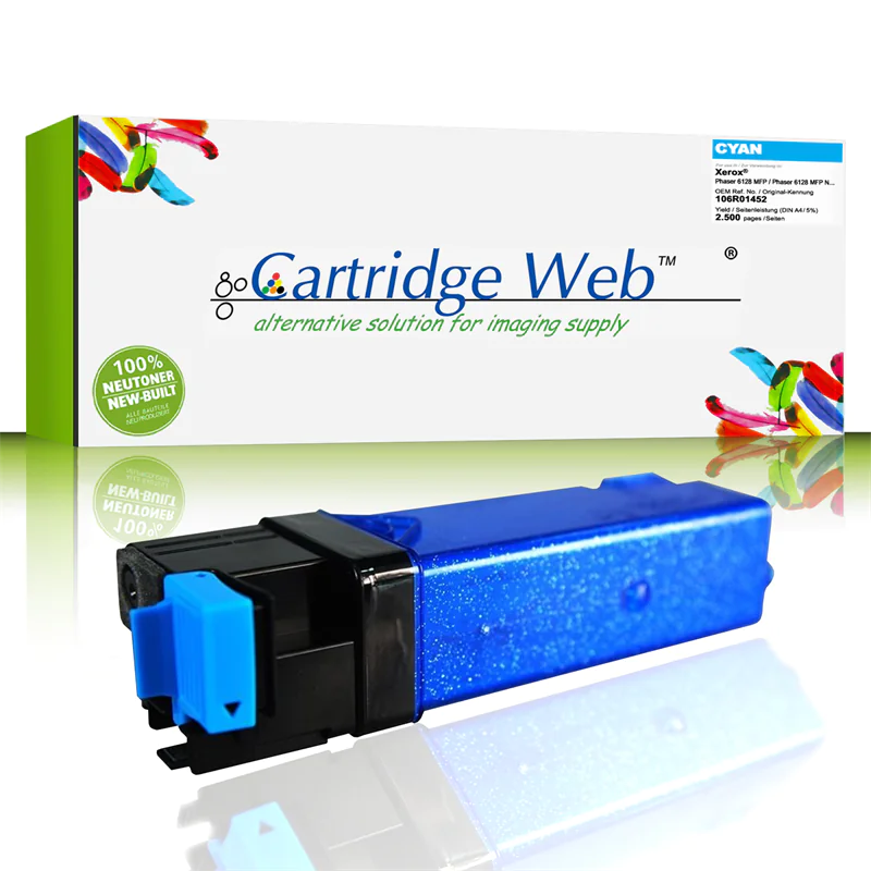 CartridgeWeb Toner kompatibel zu Xerox 106R01452 cyan 2.500 Seiten