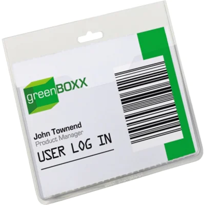 DURABLE Namenschild 813619 90x60mm transparent 20 St./Pack DURABLE Namenschild 813619 90x60mm transparent 20 St./Pack