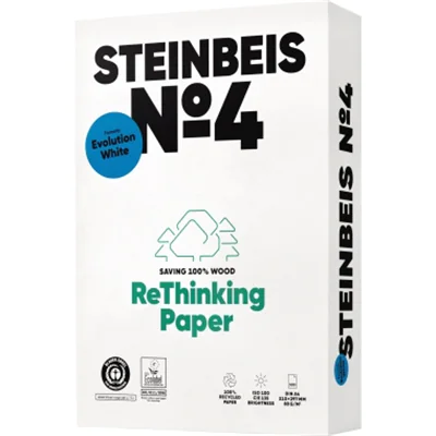 Steinbeis Kopierpapier Evolution White K1701666080A A4 500Bl. Steinbeis Kopierpapier Evolution White K1701666080A A4 500Bl.