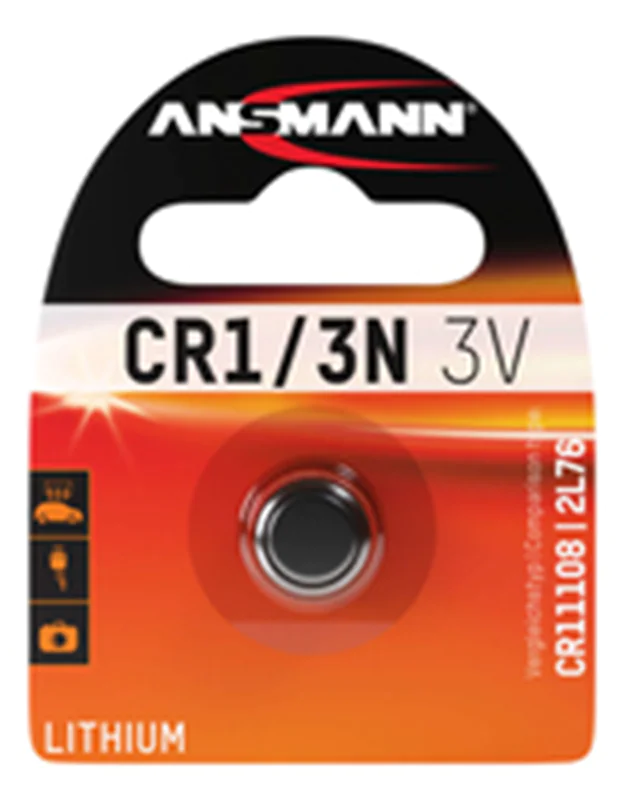 Ansmann Lithium Battery, Einwegbatterie, 1/3N, Lithium, 3 V, 1 Stück(e), -40 - 60 °C 1516-0097