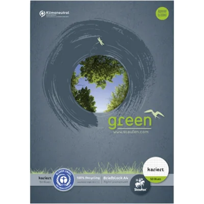 Ursus Briefblock DIN A4 kariert - Recyclingpapier - 70 g/m² 608585020
