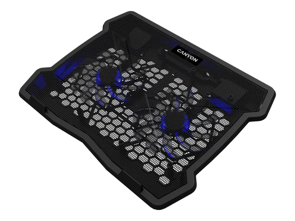 Canyon CNE-HNS03 - Notebook-Ständer - mit Ventilator - 125 mm - Schwarz