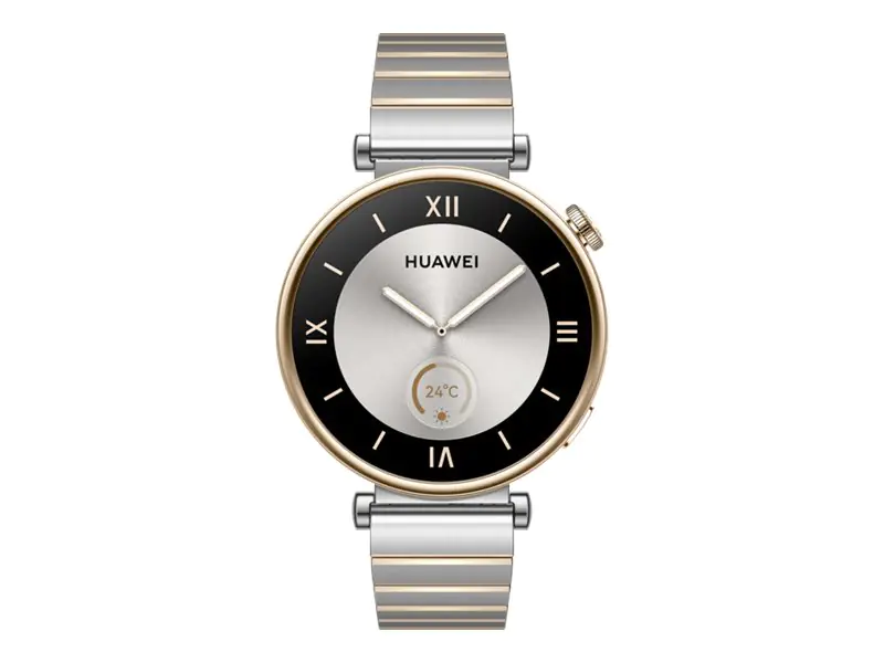 Huawei Watch GT 4 - 41 mm - Edelstahl - intelligente Uhr mit Riemen - Handgelenkgröße: 120-190 mm - Anzeige 3.4 cm (1.32") 55020BHY