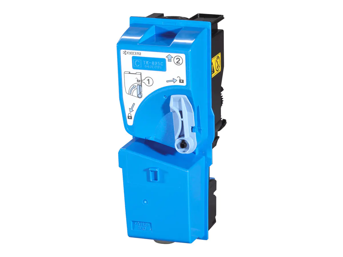 Kyocera TK 825C - Cyan - Original - Tonerpatrone - für KM C2520, C3225, C3232 Kyocera TK 825C - Cyan - Original - Tonerpatrone - für KM C2520, C3225, C3232