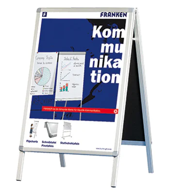 Franken Kundenstopper Standard BSA0 DIN A0 Aluminium silber Franken Kundenstopper Standard BSA0 DIN A0 Aluminium silber