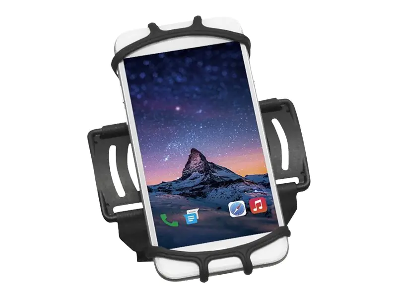 Mobilis - Armband für Handy - von 4 Zoll bis 7 Zoll - Schwarz Mobilis - Armband für Handy - von 4 Zoll bis 7 Zoll - Schwarz