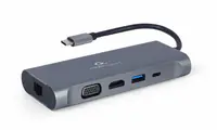 Cablexpert A-CM-COMBO7-01 - Dockingstation - USB-C 3.1 - HDMI, VGA - 1GbE Cablexpert A-CM-COMBO7-01 - Dockingstation - USB-C 3.1 - HDMI, VGA - 1GbE