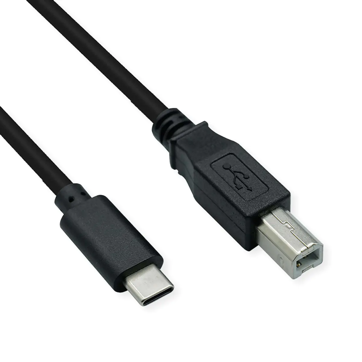 Roline - USB-Kabel - 24 pin USB-C (M) zu USB Type B (M) - USB 2.0 - 4.5 m - Schwarz Roline - USB-Kabel - 24 pin USB-C (M) zu USB Type B (M) - USB 2.0 - 4.5 m - Schwarz