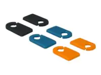 DeLOCK - Set Kabelmarker-Clips - Schwarz, Blau, orange