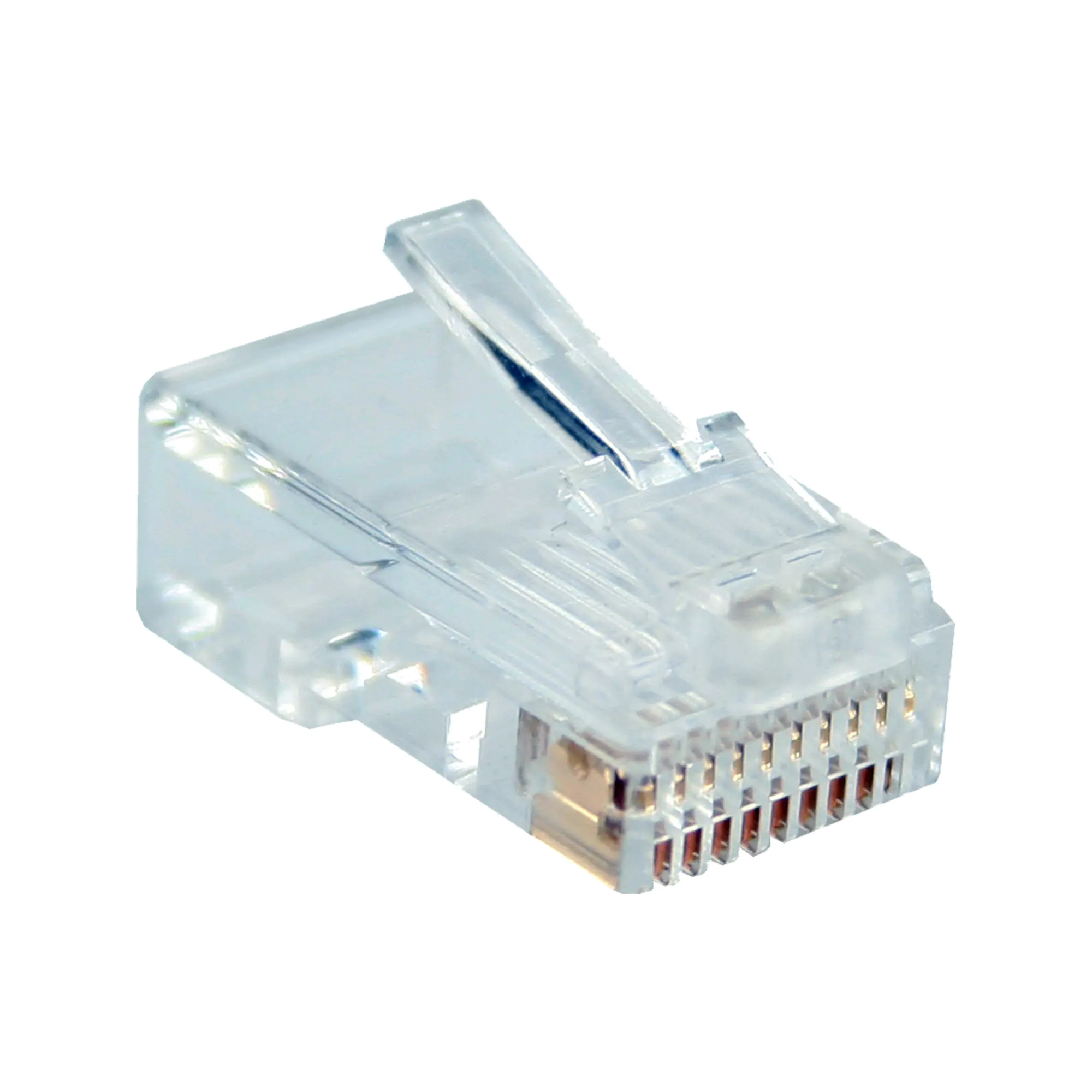 InLine Modularstecker - 10P10C zum Crimpen (Westernstecker) auf Flachkabel - 10er 73011