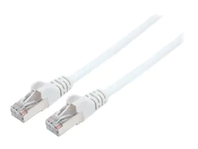 Intellinet Network Patch Cable, Cat7 Cable/Cat6A Plugs, 10m, White, Copper, S/FTP, LSOH / LSZH, PVC, RJ45, Gold Plated Contacts, Snagless, Booted, Lifetime Warranty, Polybag - Netzwerkkabel - RJ-45 (M) zu RJ-45 (M) - 10 m - SFTP, PiMF - CAT 7 - halogenfre Intellinet Network Patch Cable, Cat7 Cable/Cat6A Plugs, 10m, White, Copper, S/FTP, LSOH / LSZH, PVC, RJ45, Gold Plated Contacts, Snagless, Booted, Lifetime Warranty, Polybag - Netzwerkkabel - RJ-45 (M) zu RJ-45 (M) - 10 m - SFTP, PiMF - CAT 7 - halogenfre