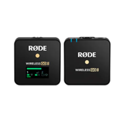 RODE RØDE Wireless GO II Single, Lavalier-Mikrofon, 50 - 20000 Hz, Bodypack-Empfänger, Taschensender, 200 m, Integrierte Batterie 400836007