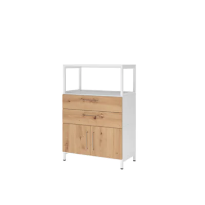 Hammerbacher Regalschrank FlexWall 800 x 1.180 x 417 mm (B x H x T) Flügeltür ohne Rollen Holz Hammerbacher Regalschrank FlexWall 800 x 1.180 x 417 mm (B x H x T) Flügeltür ohne Rollen Holz