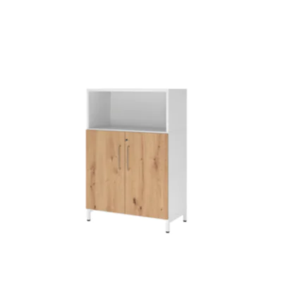 Hammerbacher Regalschrank FlexWall 800 x 1.180 x 41,7 mm (B x H x T) Flügeltür ohne Rollen Holz Hammerbacher Regalschrank FlexWall 800 x 1.180 x 41,7 mm (B x H x T) Flügeltür ohne Rollen Holz