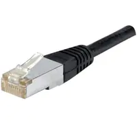 Dexlan - Netzwerkkabel - RJ-45 (M) zu RJ-45 (M) - 30 cm - Foiled Unshielded Twisted Pair (F/UTP) - CAT 6a - verseilt - Schwarz Dexlan - Netzwerkkabel - RJ-45 (M) zu RJ-45 (M) - 30 cm - Foiled Unshielded Twisted Pair (F/UTP) - CAT 6a - verseilt - Schwarz