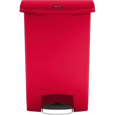 Rubbermaid Tretabfalleimer Slim Jim 1883570 Kunststoff 90l rot Rubbermaid Tretabfalleimer Slim Jim 1883570 Kunststoff 90l rot