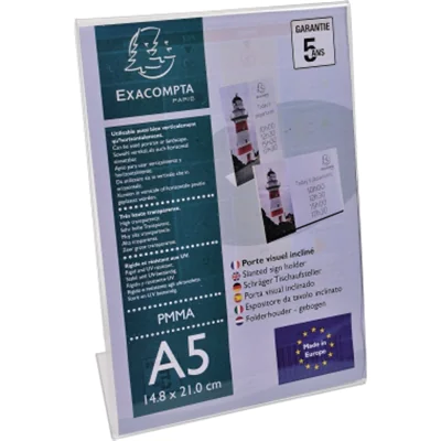 Exacompta Prospekthalter 85058D PMMA A5 Exacompta Prospekthalter 85058D PMMA A5