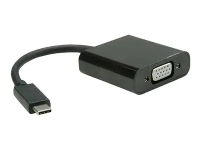 VALUE - Externer Videoadapter - USB-C - VGA - Schwarz VALUE - Externer Videoadapter - USB-C - VGA - Schwarz