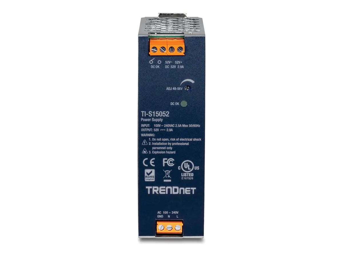 TRENDnet Netzteil (DIN-Schienenmontage möglich) TI-S15052