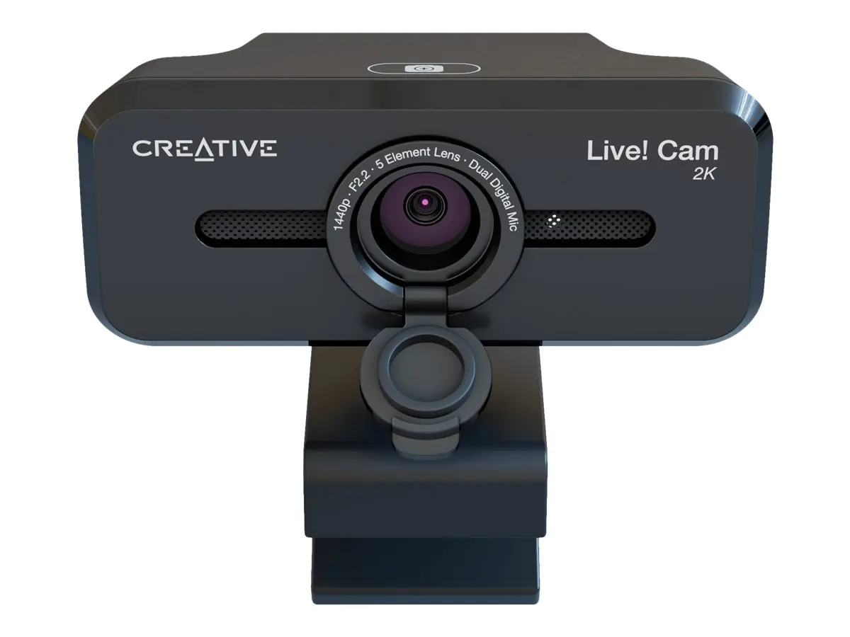 Creative Live! Cam Sync - V3 - Webcam - Farbe - 5 MP - 2560 x 1440 - 1080p, 1440p - Audio - USB 2.0 - YUY2