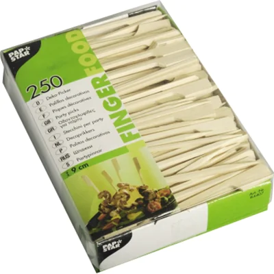 PAPSTAR Spieß Golf 84407 9cm braun 250St./Pack. PAPSTAR Spieß Golf 84407 9cm braun 250St./Pack.