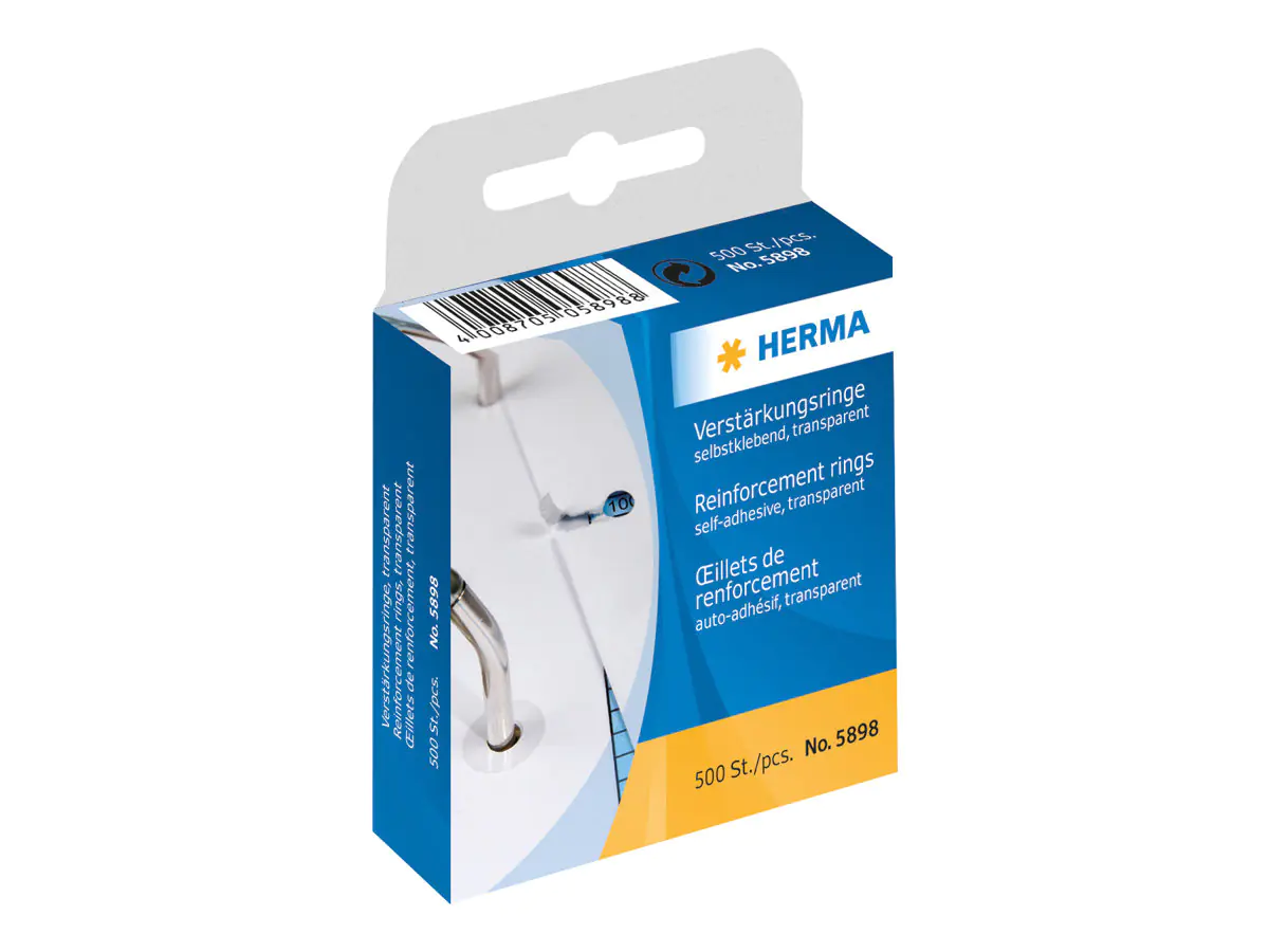 HERMA Verstärkungsring - durchsichtig (Packung mit 500) 5898