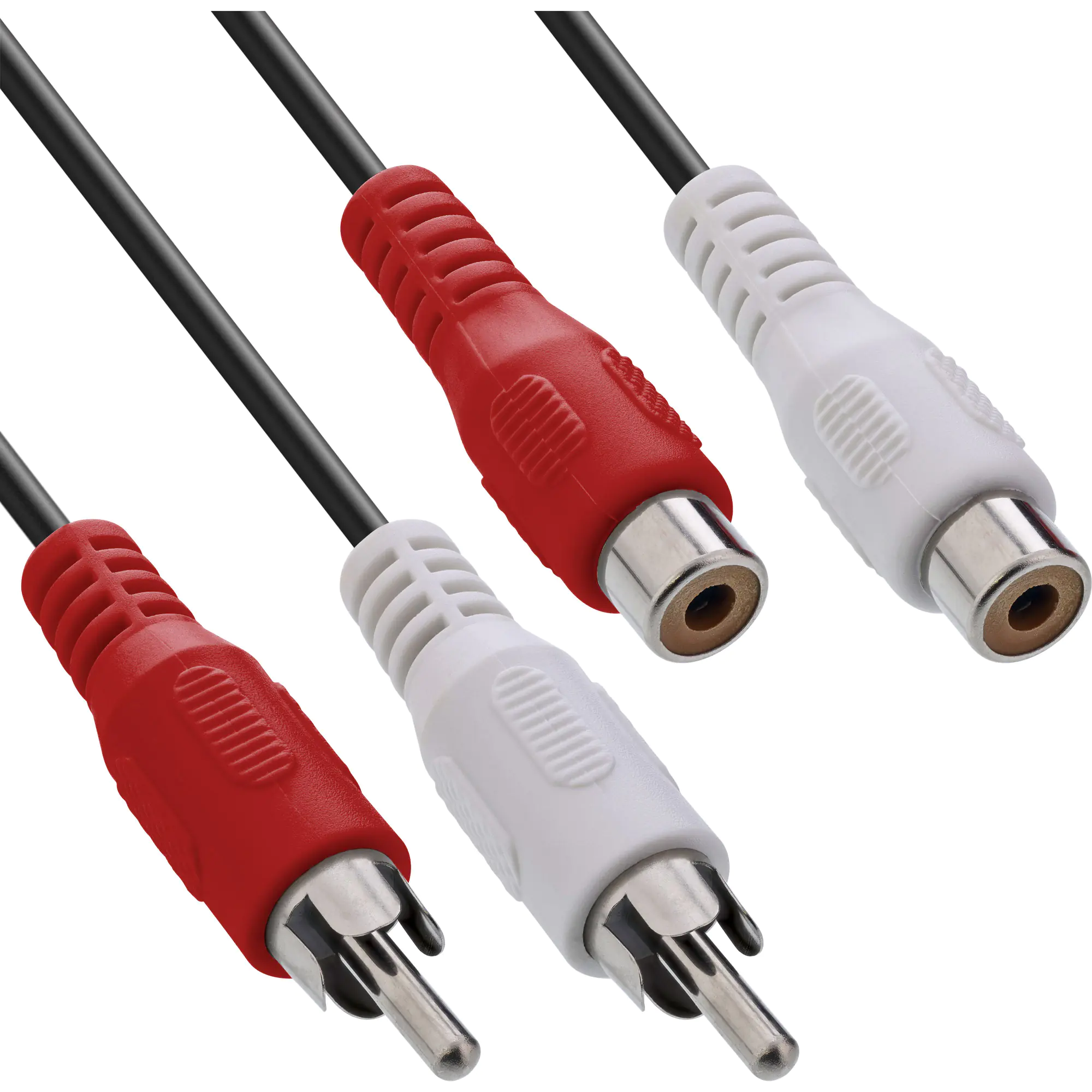 InLine Cinch Verlängerung - 2x Cinch - Stecker / Buchse - 20m 89934L
