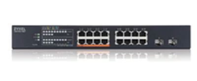 Zyxel XMG1915 Series XMG1915-18EP - Switch - verwaltet, NebulaFLEX Cloud - L3 Lite - Smart - 8 x 100/1000/2.5G (PoE++) + 8 x 100/1000/2.5G + 2 x Gigabit SFP / 10 Gigabit SFP+ - an Rack montierbar - PoE++ (180 W) Zyxel XMG1915 Series XMG1915-18EP - Switch - verwaltet, NebulaFLEX Cloud - L3 Lite - Smart - 8 x 100/1000/2.5G (PoE++) + 8 x 100/1000/2.5G + 2 x Gigabit SFP / 10 Gigabit SFP+ - an Rack montierbar - PoE++ (180 W)