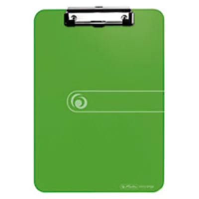 Herlitz Klemmbrett 11226610 DIN A4 PS opak apfel