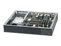 Supermicro SuperServer E300-9A - Server - Mini-1U - 1-Weg - 1 x Atom C3858 - RAM 0 GB - kein HDD - AST2400 - GigE, 10 GigE - kein Betriebssystem - Monitor: keiner