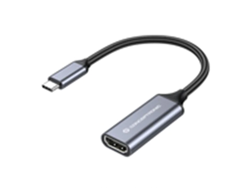 Conceptronic USB-C-zu-HDMI-Adapter, 4K 60Hz, USB Typ-C, HDMI-Ausgang, 4096 x 2160 Pixel ABBY09G